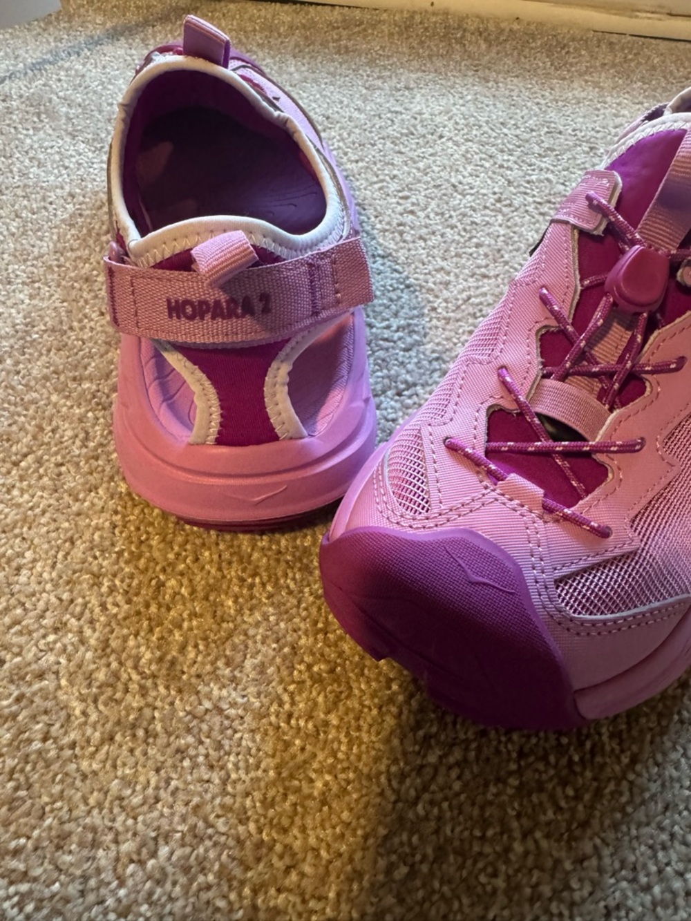 Hoka Hopara 2 Hiking Sneakers - Big Girls size 5 - Picture 4 of 7